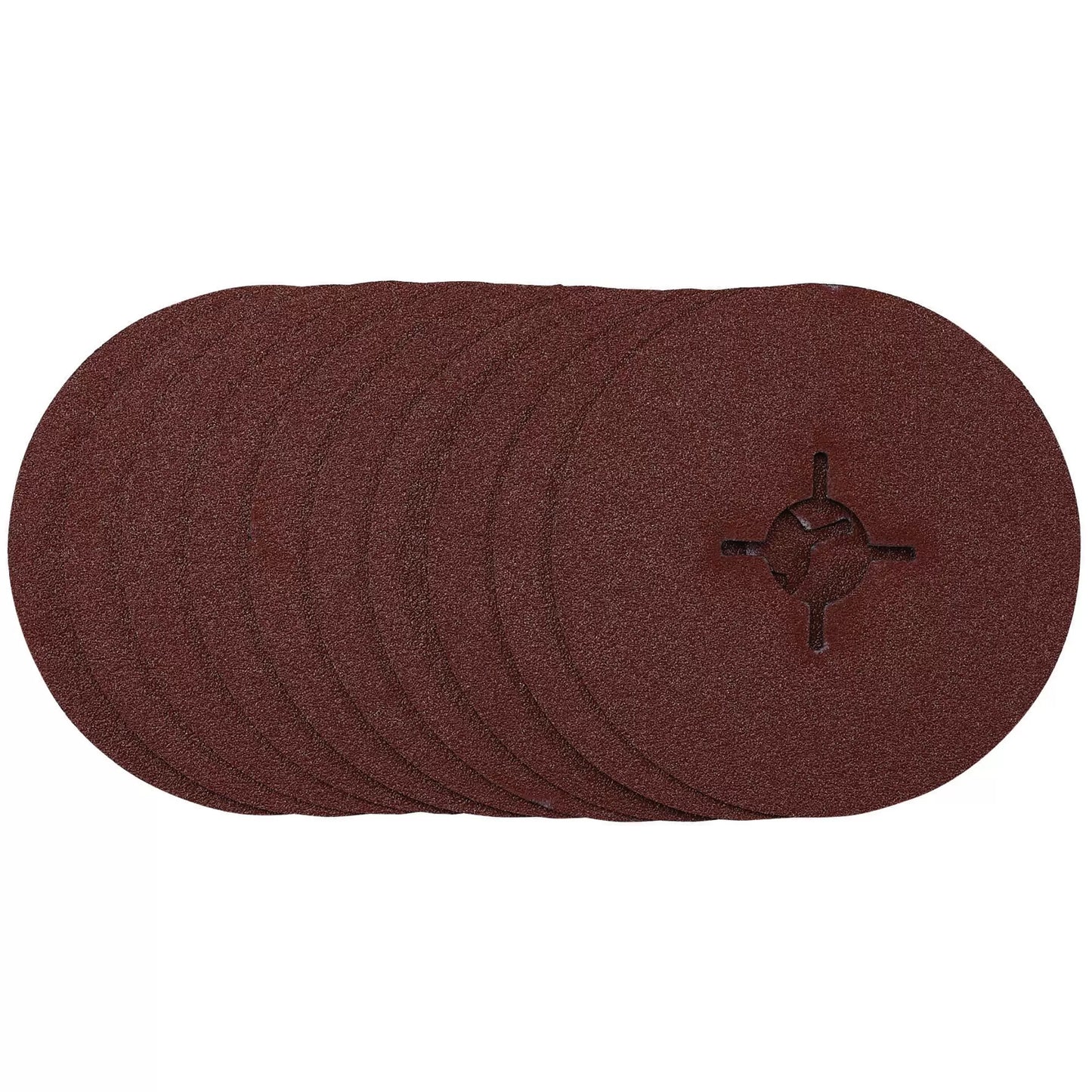 Draper Tools - 68493 - Fibre Sanding Discs, 115mm, 60 Grit, (Pack of 10)