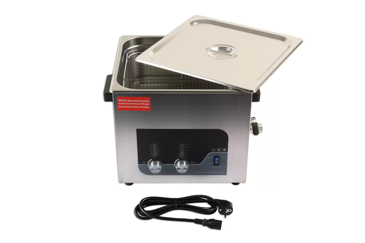 Laser - 6857 - Ultrasonic Cleaner 13L - with Euro plug