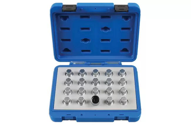 Laser - 6861 - Locking Wheel Nut Key Set 20pc for Vauxhall, Opel