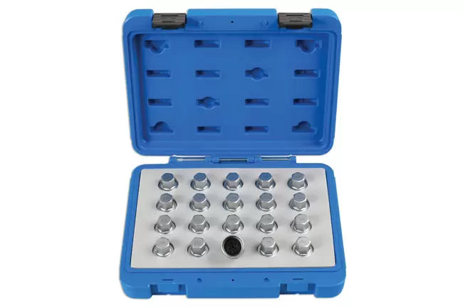 Laser - 6863 - Locking Wheel Nut Key Set 20pc - for Vauxhall, Opel