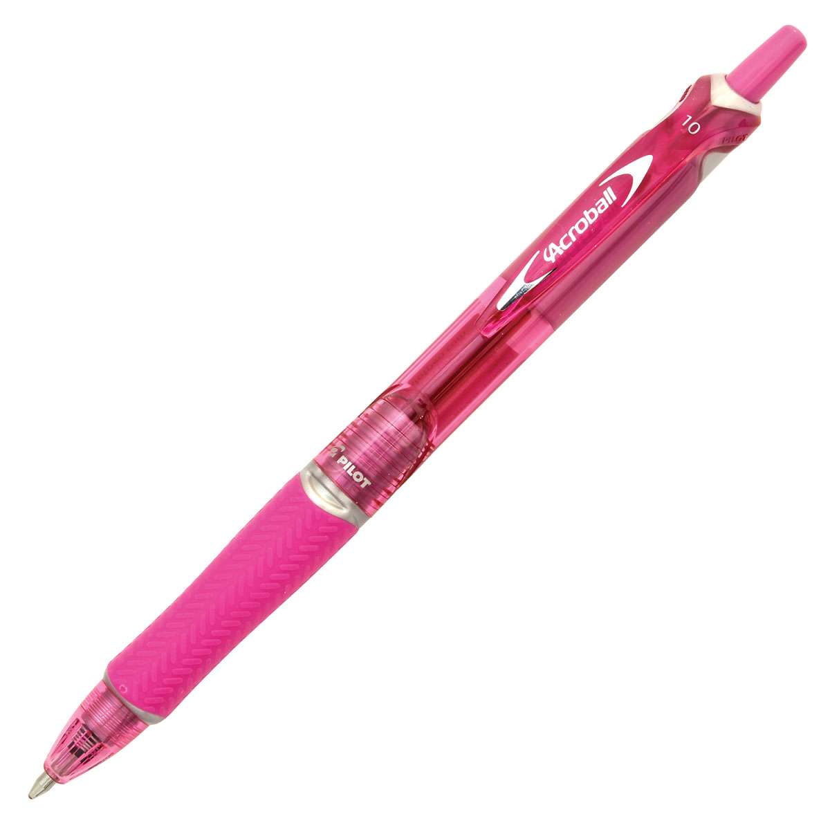 Pilot Acroball Retractable Ballpoint Pen - Pink