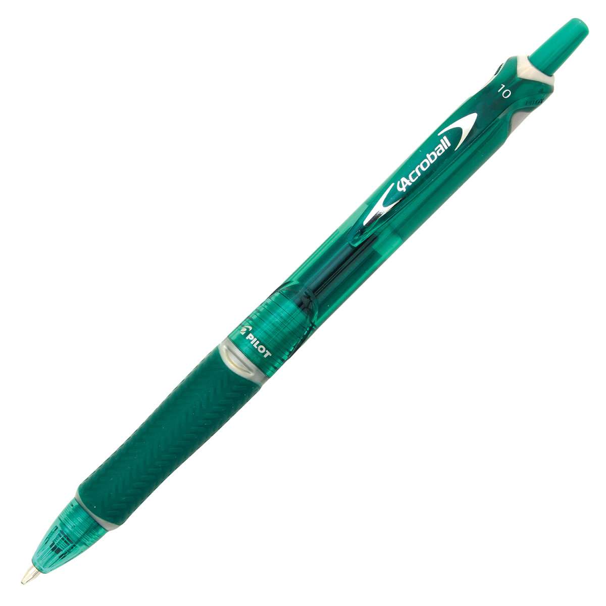 Pilot Acroball Retractable Pen - Green Medium