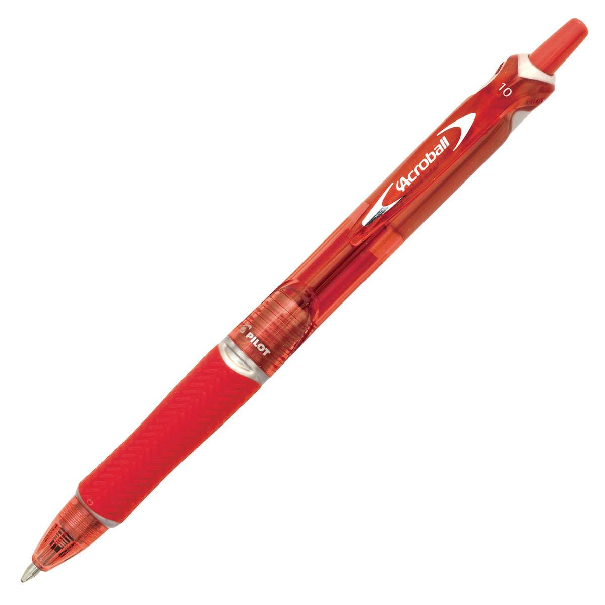 Pilot Acroball Retractable Pen - Red