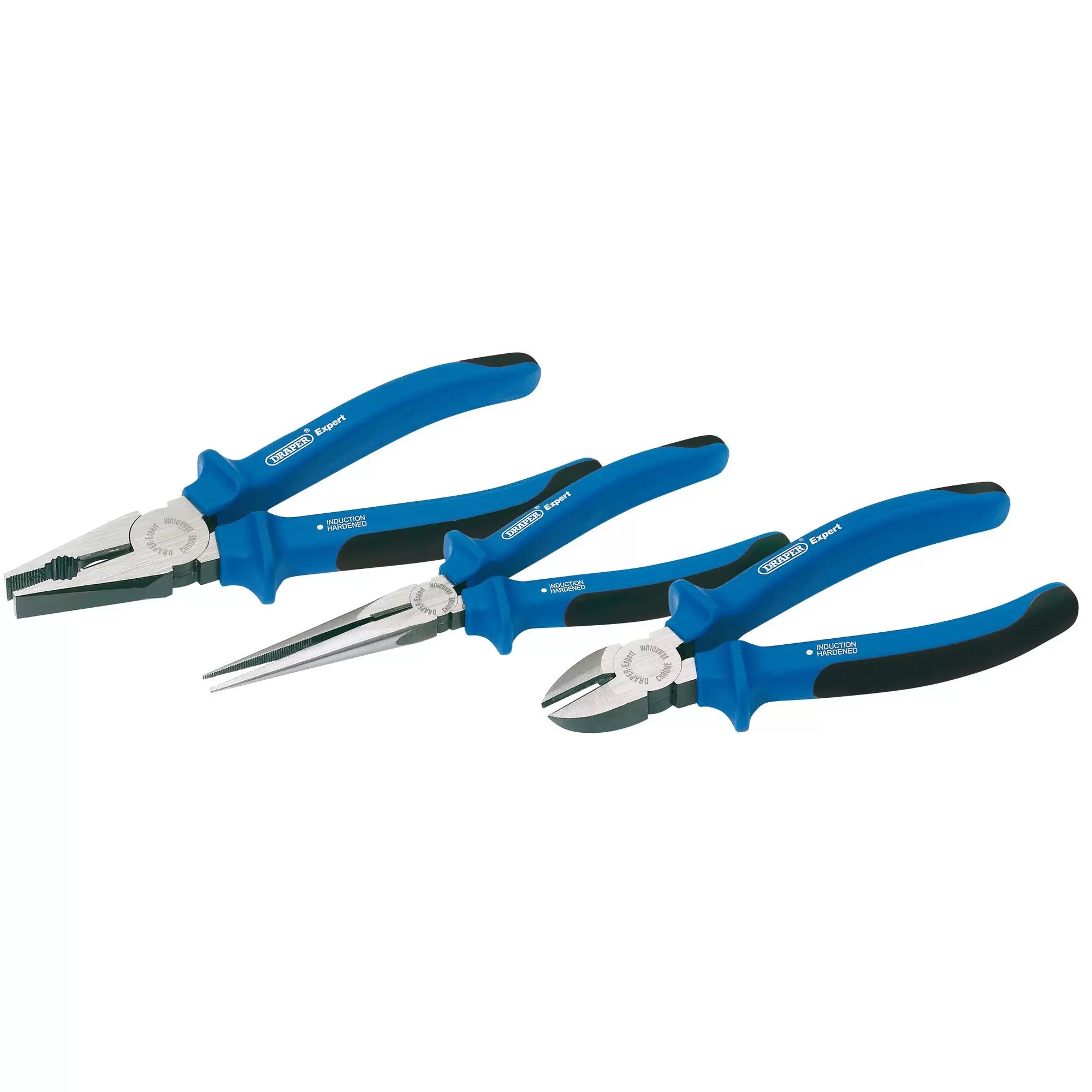 Draper Tools - 69289 - Draper Expert Heavy Duty Soft Grip Pliers Set (3 Piece)