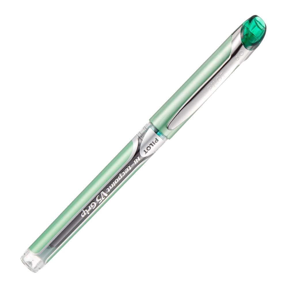 Pilot Hi-Tecpoint Grip V5 Liquid Ink Rollerball Pen - Green