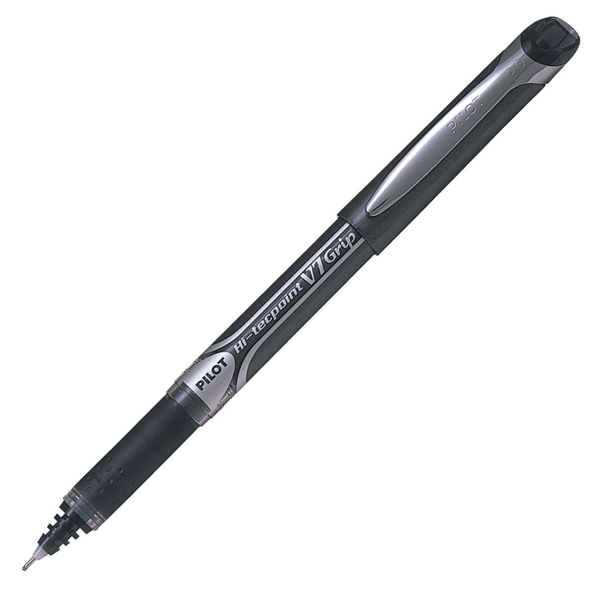 Pilot Hi-Tecpoint Grip V7 Liquid Ink Rollerball Pen - Black