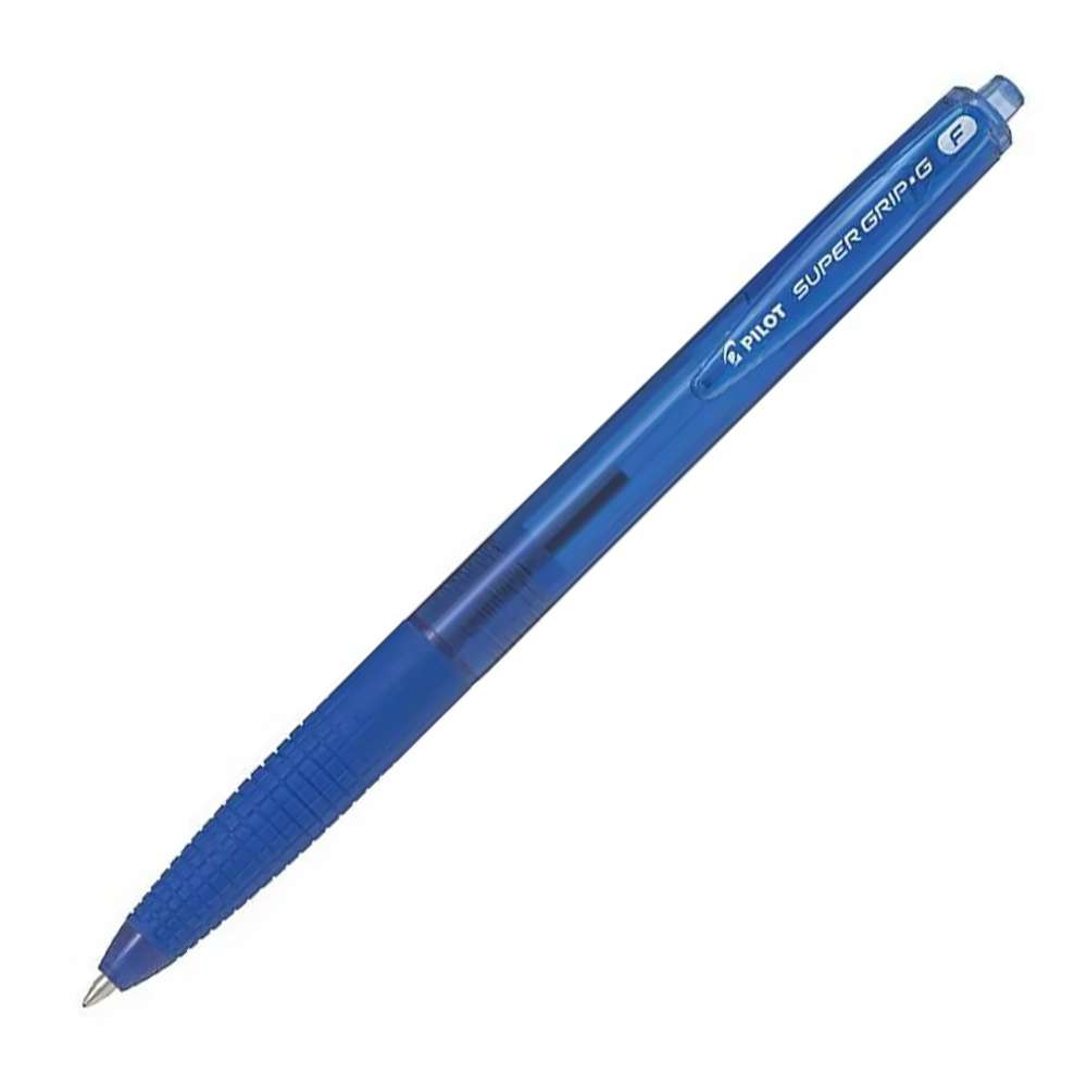 Pilot Supergrip G Retractable Ballpoint Pen - Blue Fine