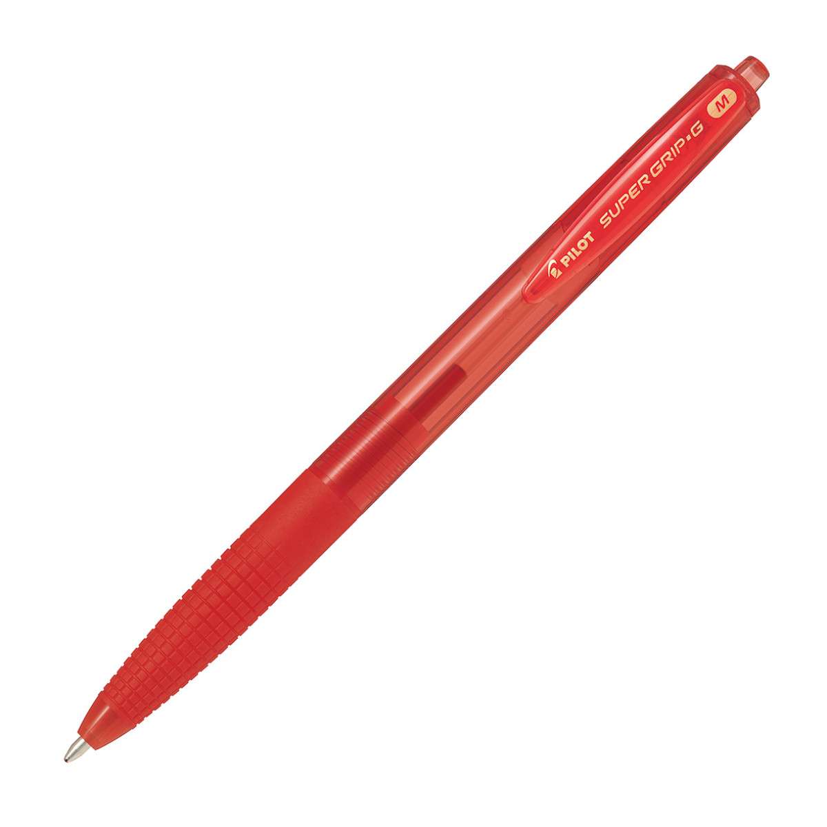 Pilot Supergrip G Retractable Ballpoint Pen - Red Medium
