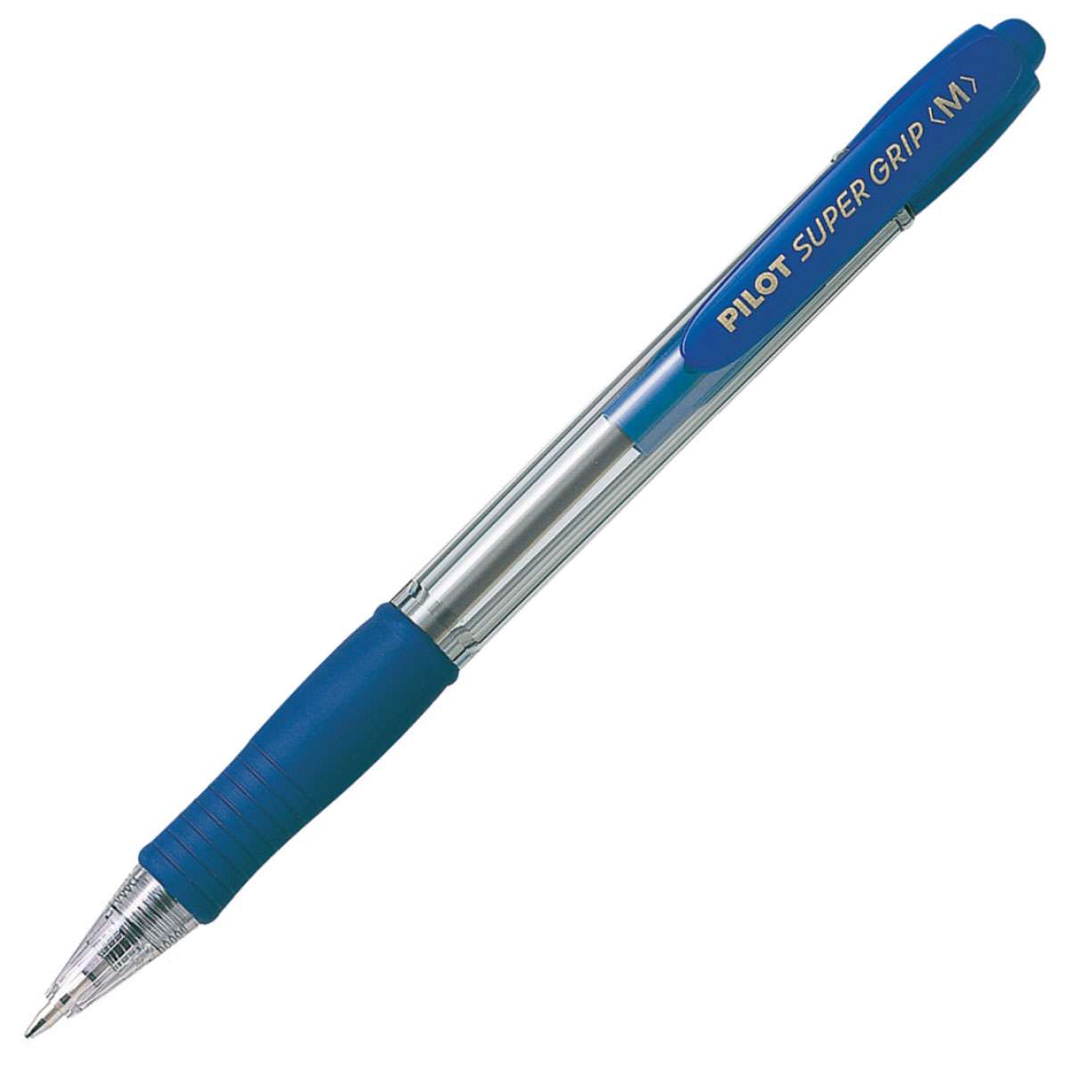 Pilot Supergrip Retractable Ballpoint Pen - Blue Medium 1.0mm
