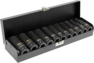Yato YT‑1054 Deep Impact Socket Set 11‑Piece (1/2″ Drive)