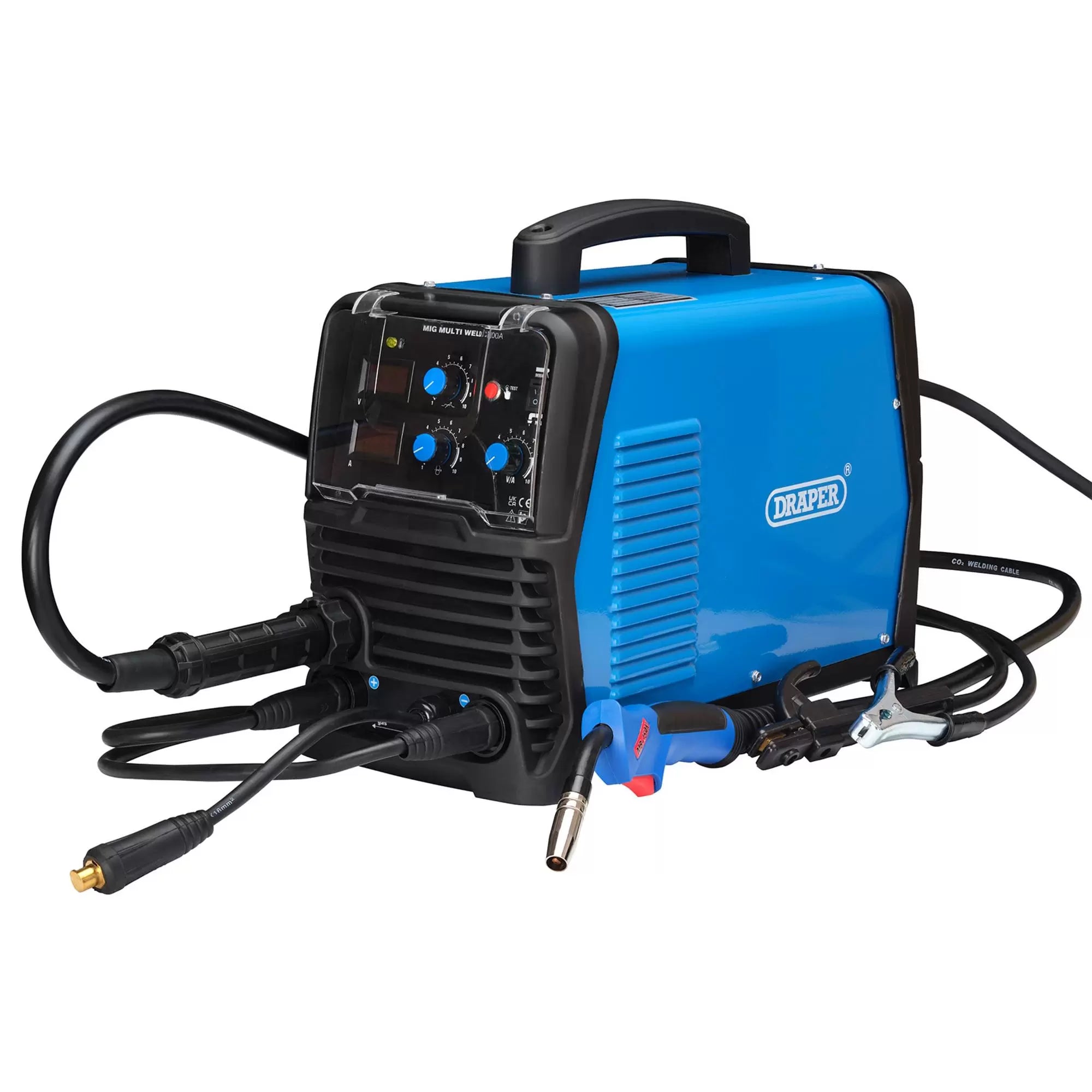 Draper Tools - 70046 - Gas/Gasless MIG Inverter Multi-Welder, 200A