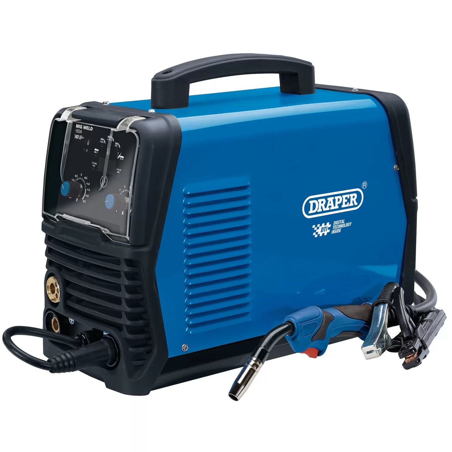 Draper Tools - 70048 - Gas/Gasless AC/DC MIG Aluminium Welder Dti, 160A
