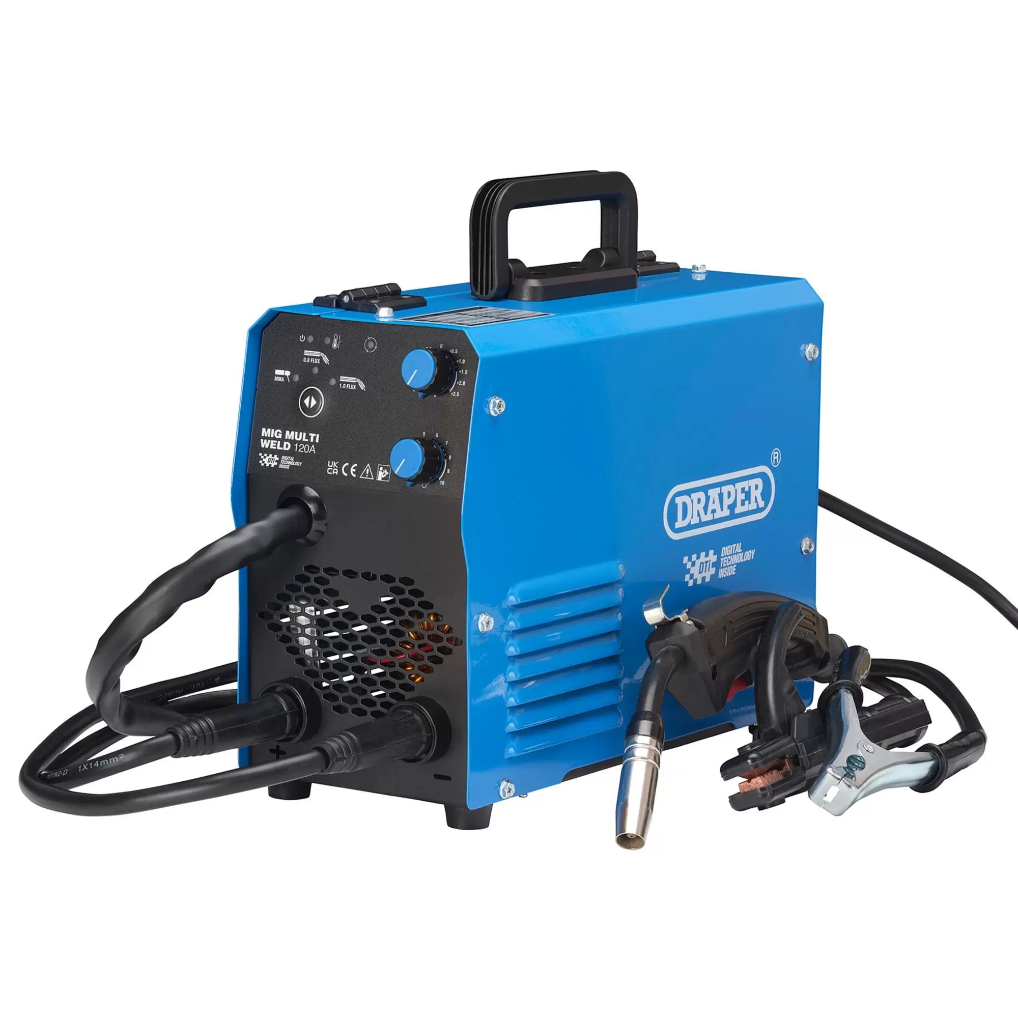 Draper Tools - 70049 - Gasless MIG Inverter Multi-Welder Dti, 120A
