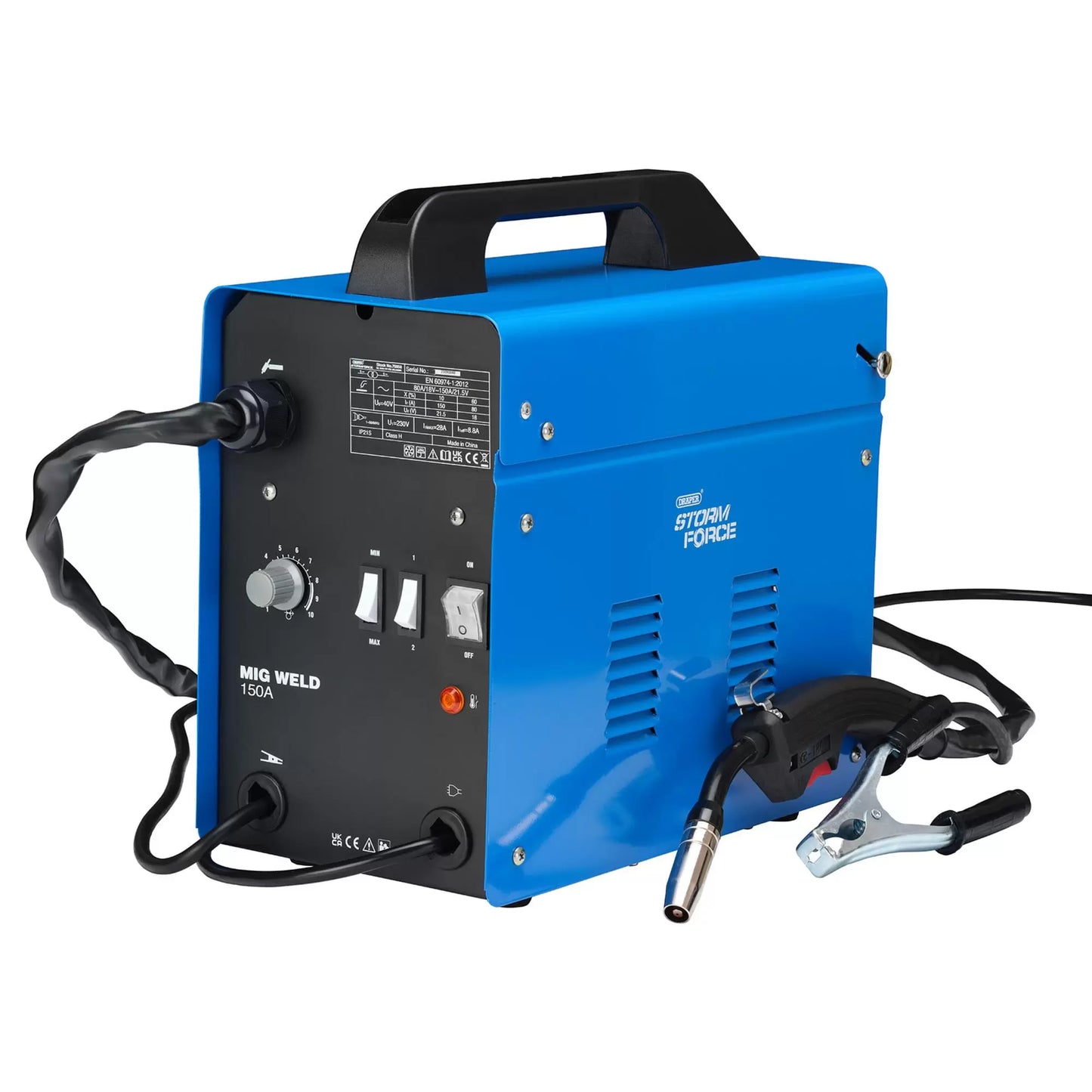Draper Tools - 70050 - Draper Gasless MIG Welder, 150A