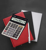Casio 14 Digits Calculator For High Functionality For Professional Tasks - Silver & Black
