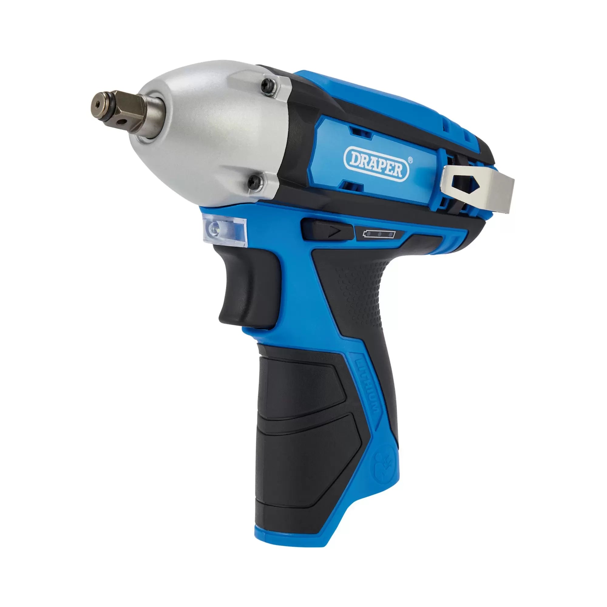 Draper Tools - 70276 - 12V Impact Wrench, 3/8" Sq. Dr., 80Nm (Sold Bare)