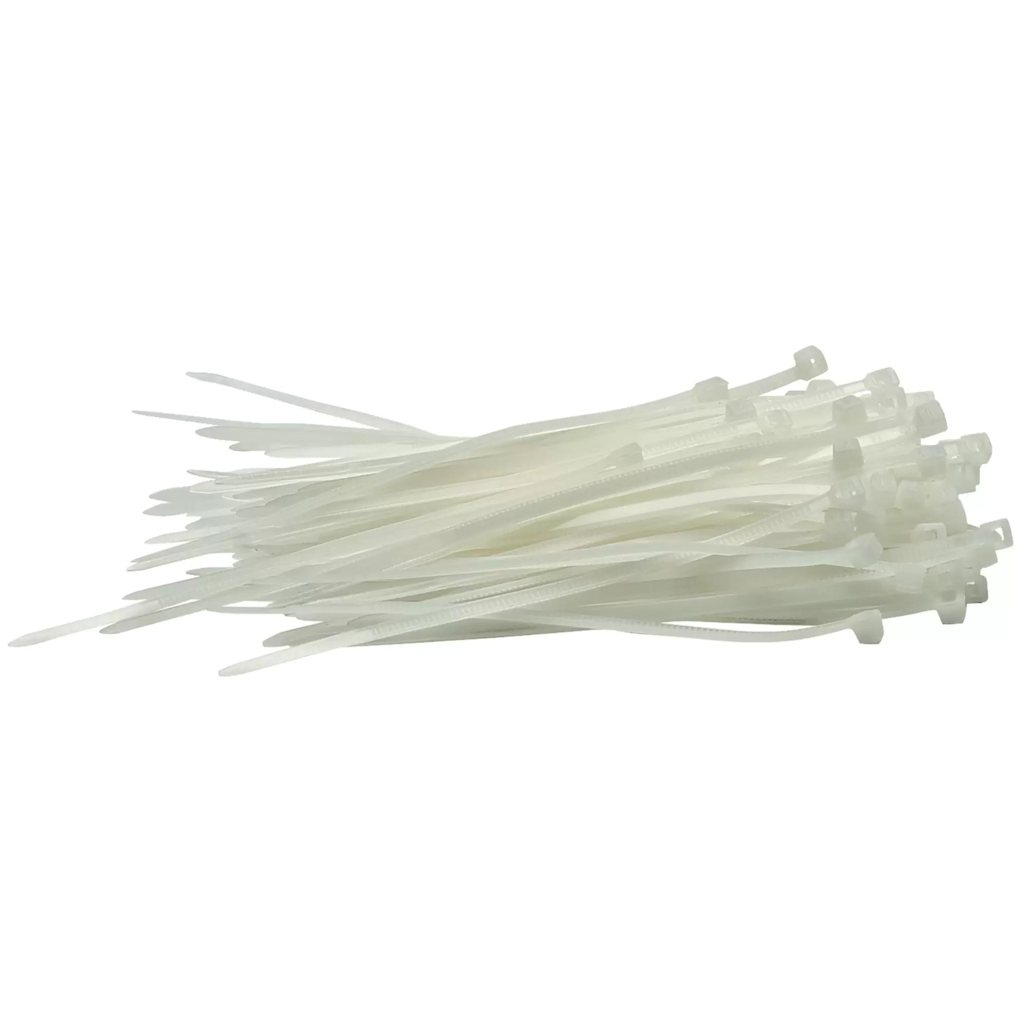 Draper Tools - 70390 - Cable Ties, 2.5 x 100mm, White (Pack of 100)
