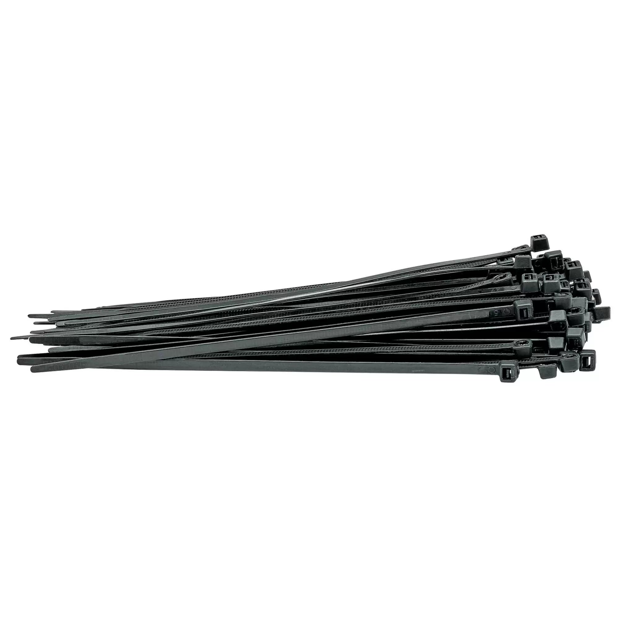 Draper Tools - 70393 - Cable Ties, 4.8 x 200mm, Black (Pack of 100)