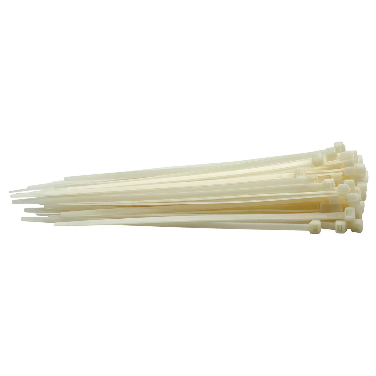 Draper Tools - 70394 - Cable Ties, 4.8 x 200mm, White (Pack of 100)