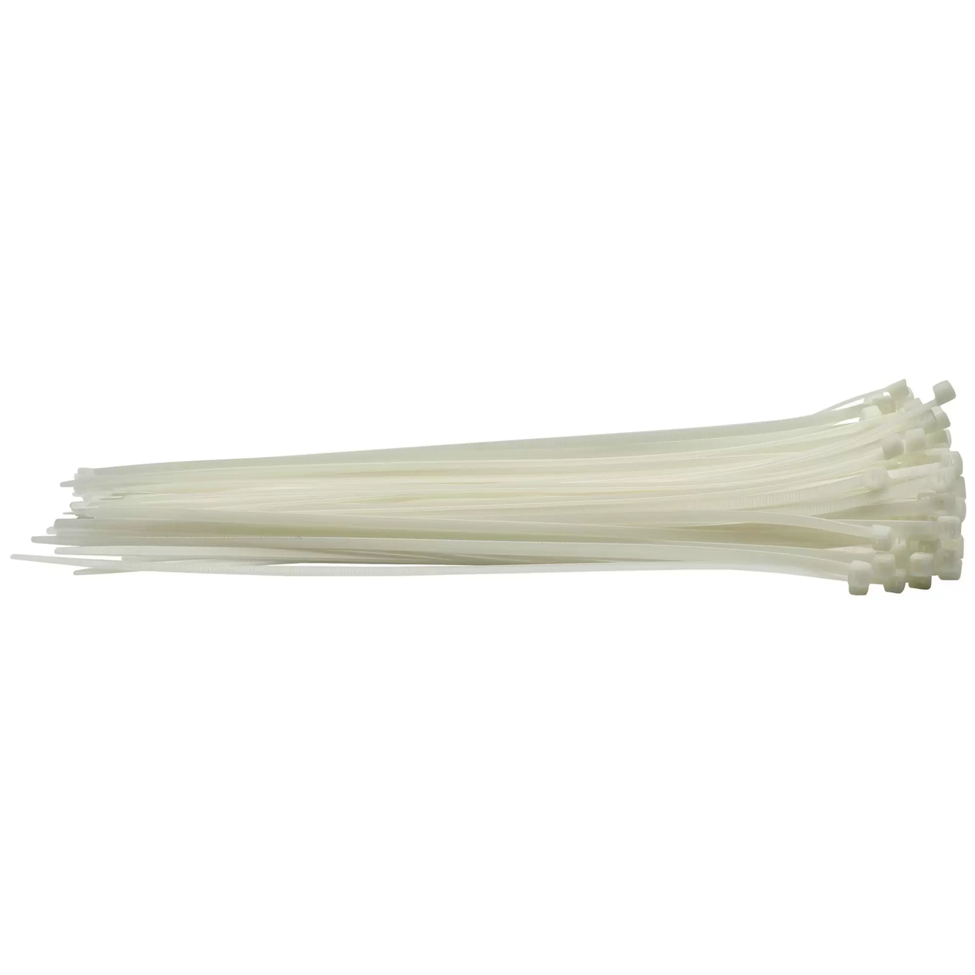 Draper Tools - 70399 - Cable Ties, 4.8 x 300mm, White (Pack of 100)