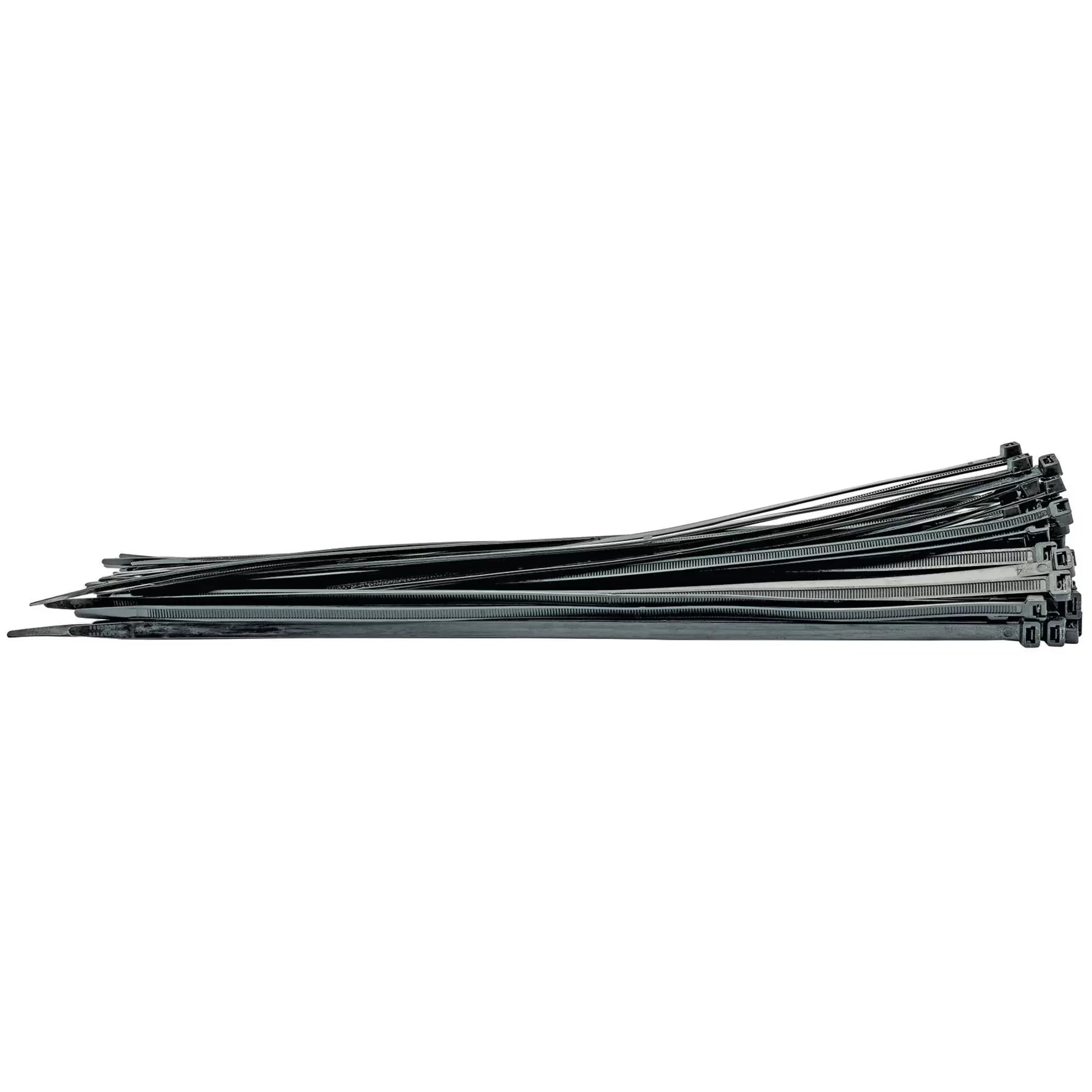 Draper Tools - 70408 - Cable Ties, 8.8 x 500mm, Black (Pack of 100)
