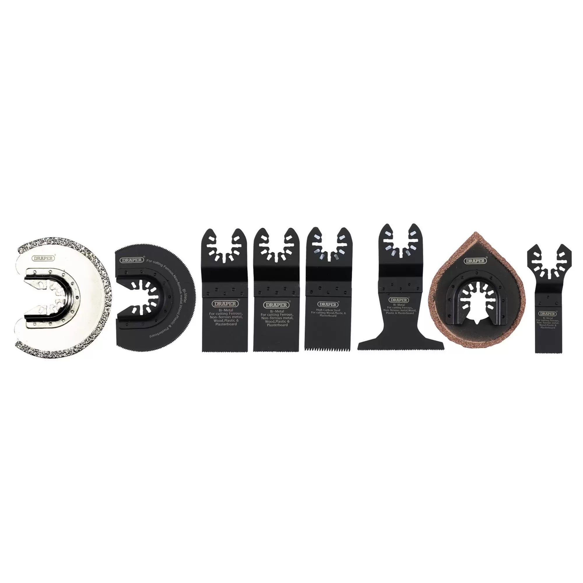 Draper Multi Tool Blade Set 8pc