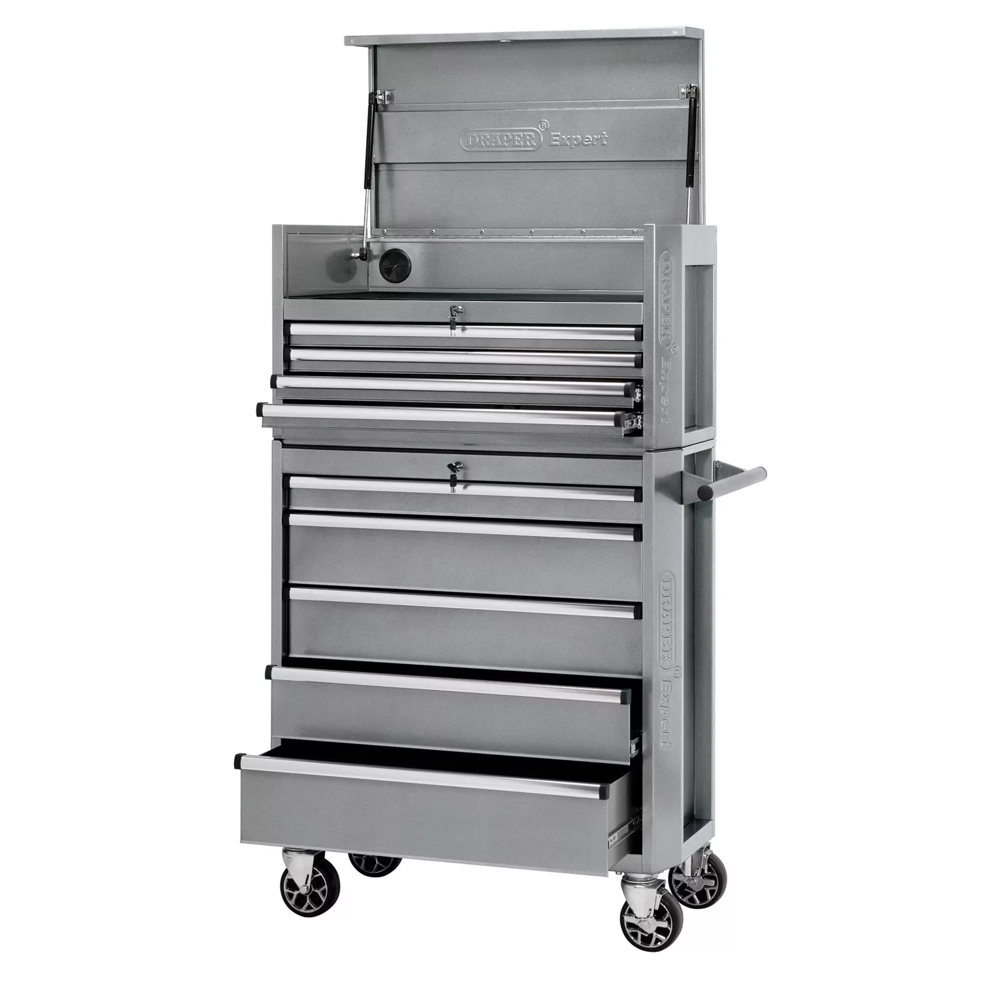 Draper Tools - 70503 - Draper Expert Combined Roller Cabinet and Tool Chest, 9 Drawer, 36"