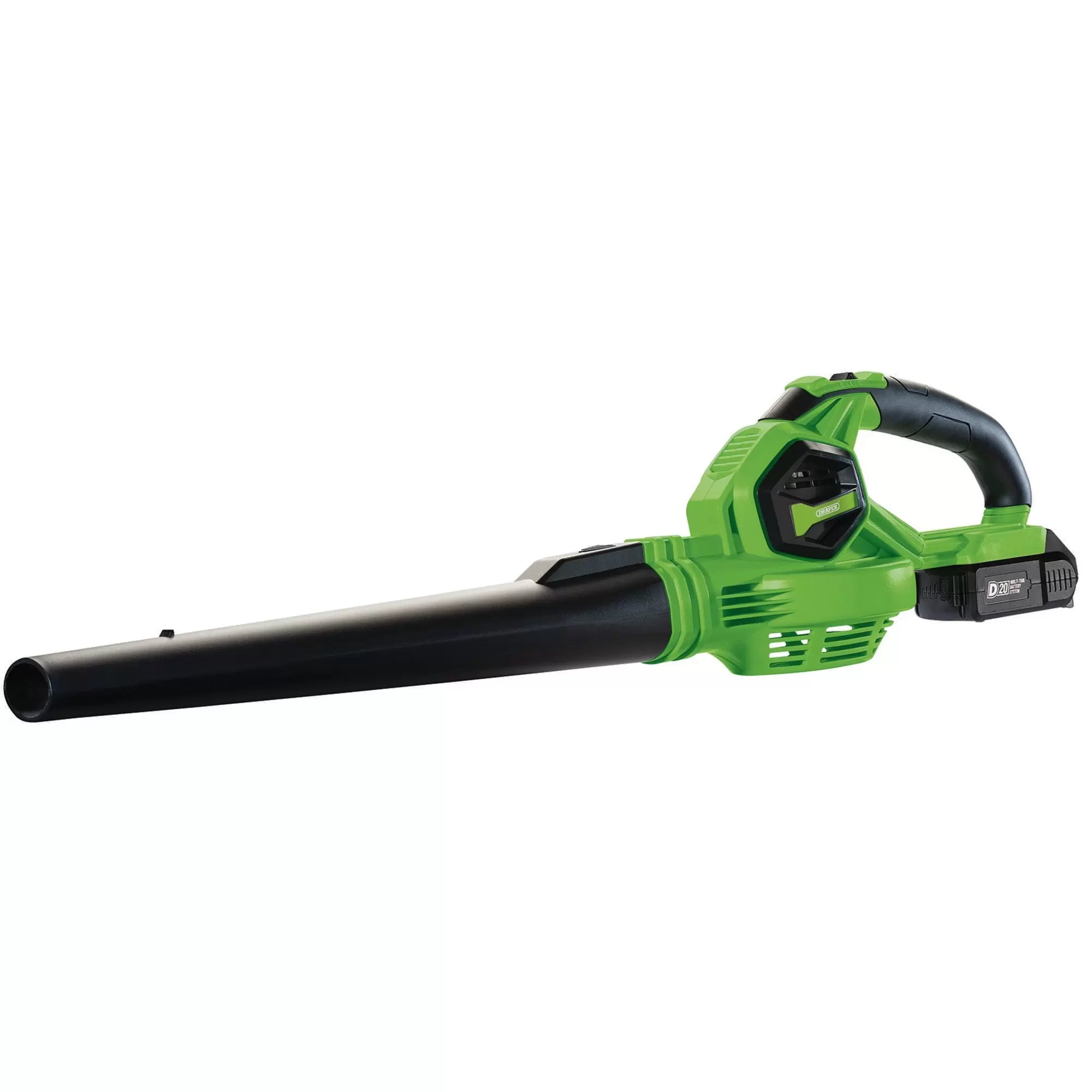 Draper Tools - 70526 - D20 20V Leaf Blower, 1 x 2.0Ah Battery, 1 x Charger