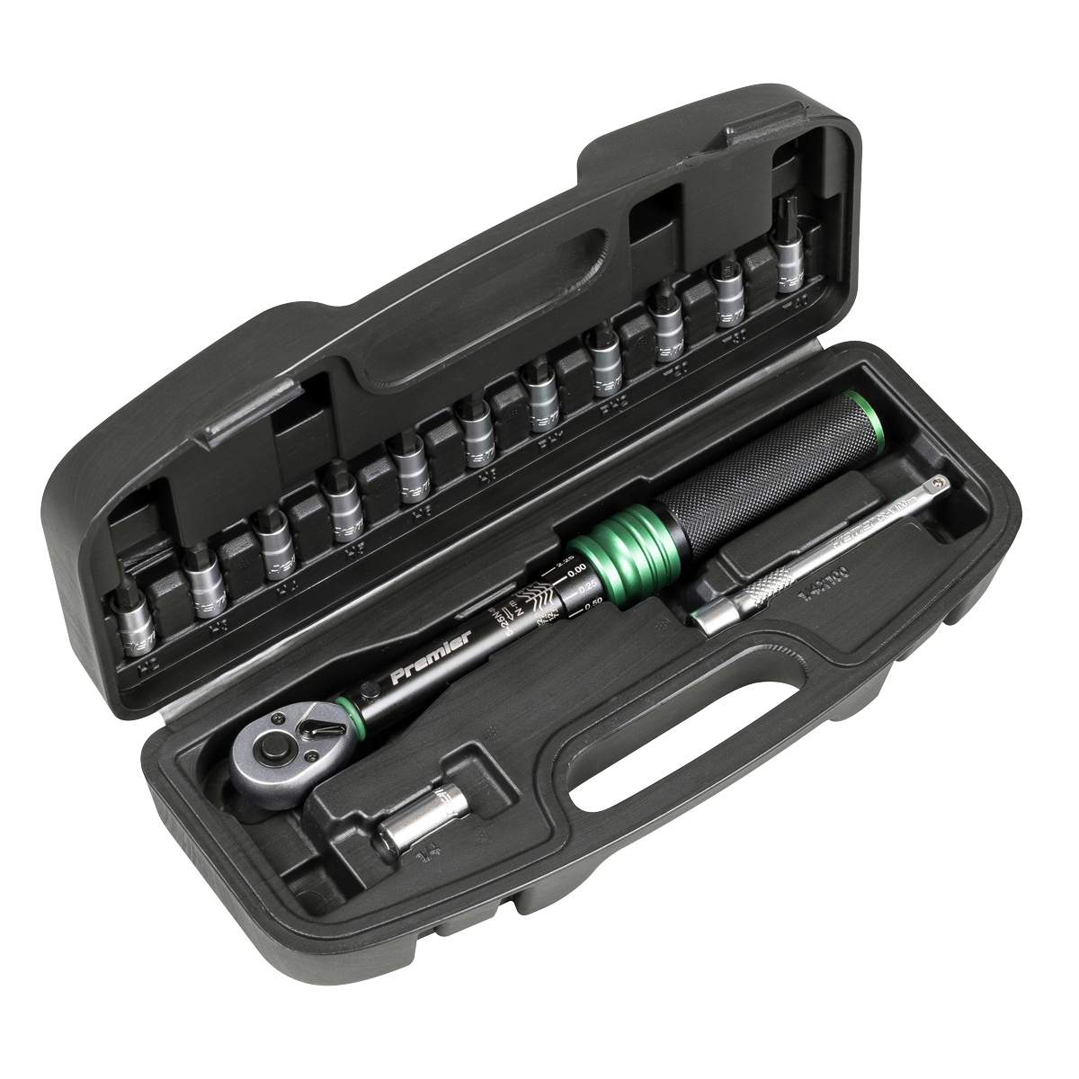 Torque Wrench Set 1/4"Sq Drive 5-25Nm 14pc [STW911B]
