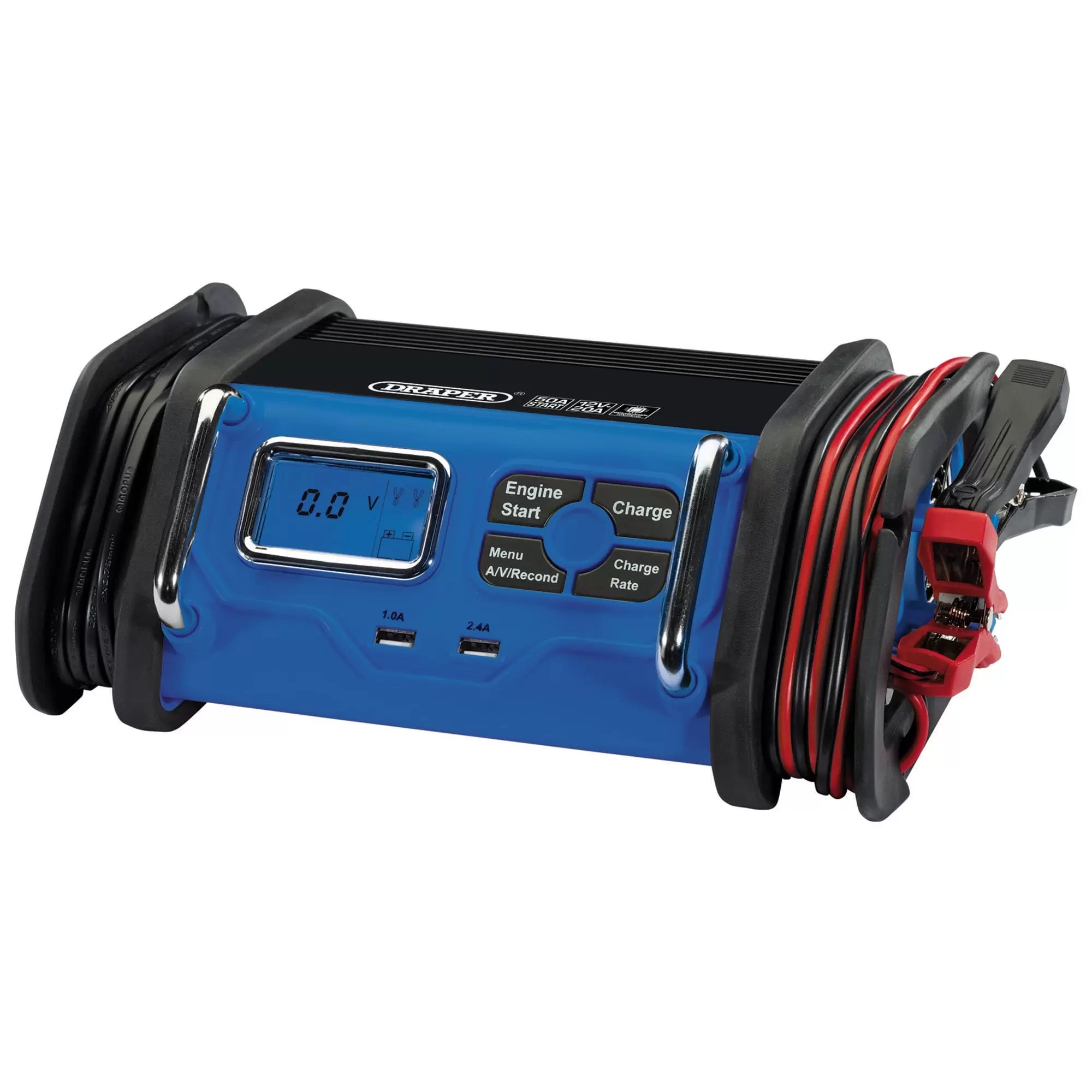 Draper Tools 12V Battery Starter Charger 20A