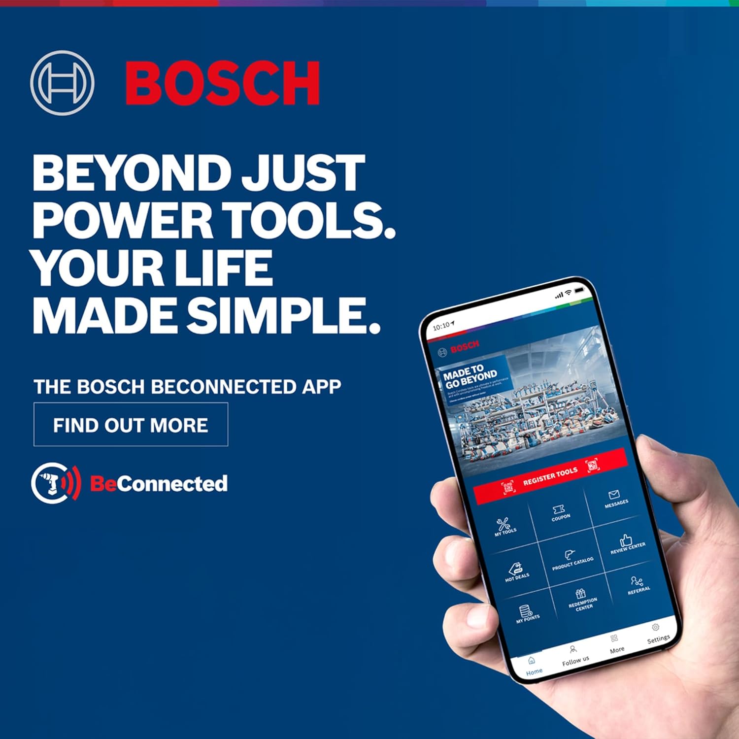 Bosch12V Professional Cordless Drill Driver 10mm, with 2x 2.0 Ah Batteries, Carrying CaseSKU: GSR 120-LI KIT