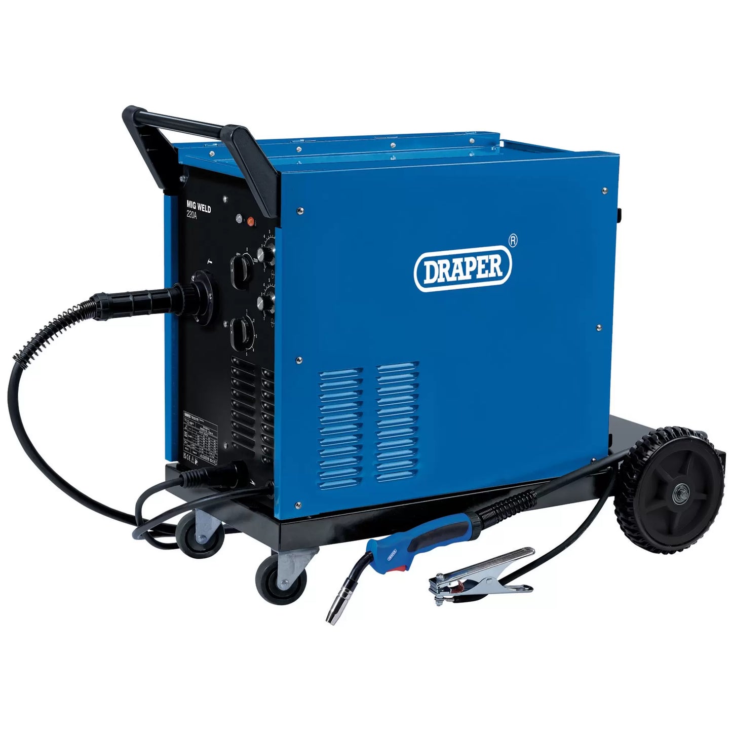 Draper Tools - 71093 - Gas/Gasless MIG Welder, 220A