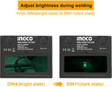 INGCO Auto-Darkening Welding Helmet – Wide View, 4 Arc Sensors – AHM009