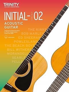 Trinity College London Acoustic Guitar Exam Pieces 2020–2023: Initial–Grade 2