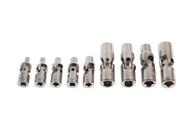 Laser - 7146 - Universal Joint Star Socket Set 1/4"D, 3/8"D 9pc