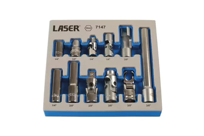 Laser - 7147 - Master Socket Set 10mm 11pc