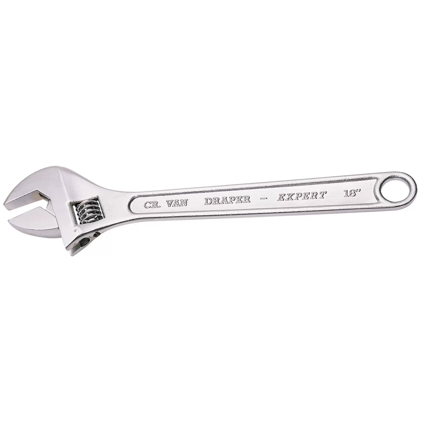 Draper Tools - 71544 - Draper Expert Crescent-Type Adjustable Wrench, 450mm, 52mm