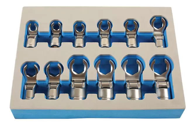 Laser - 7165 - Flexible Crows Foot Wrench Set 3/8"D 12pc