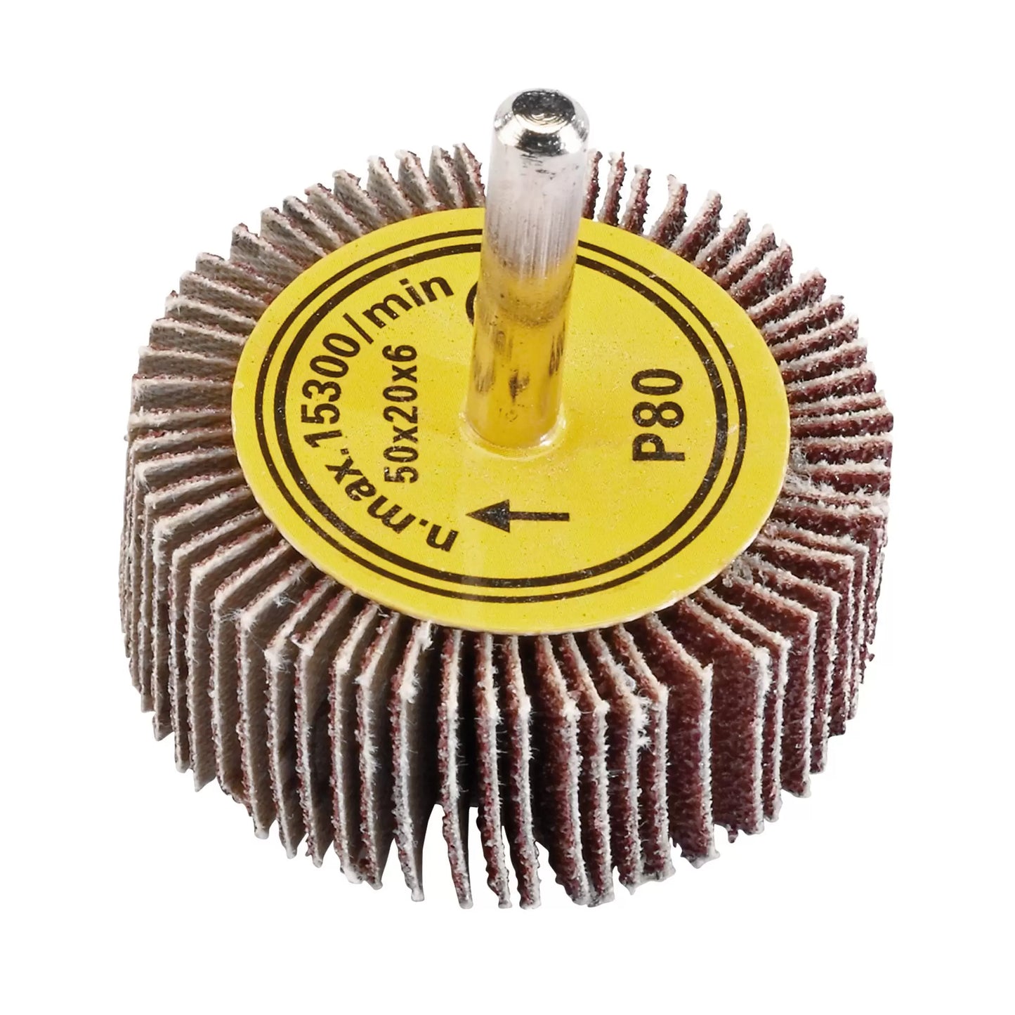 Draper Tools - 71826 - Abrasive Flap Wheel, 50 x 20mm, 80 Grit