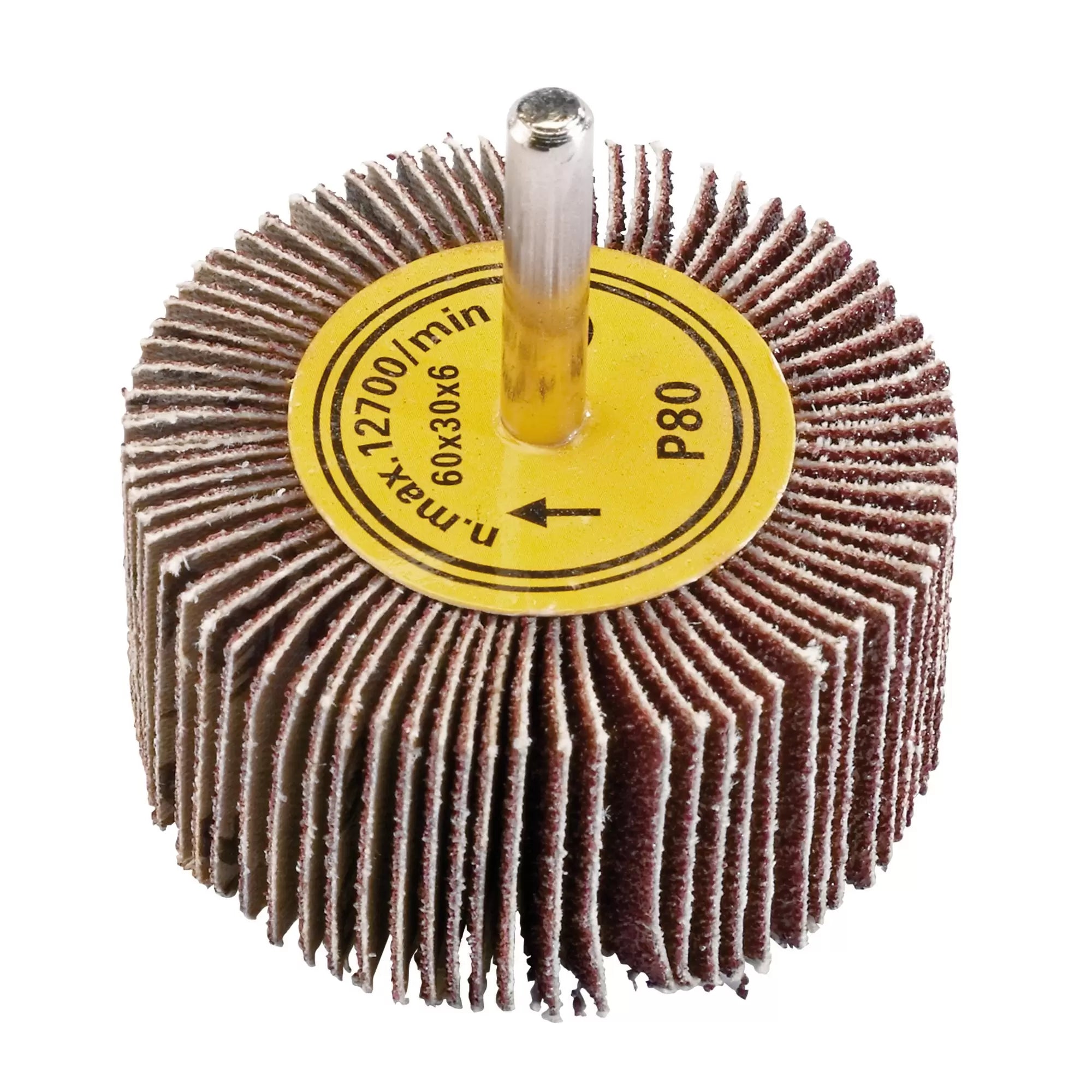 Draper Tools - 71919 - Abrasive Flap Wheel, 60 x 30mm, 80 Grit