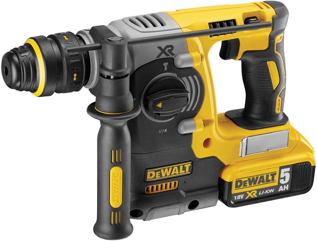 DEWALT DCH273P2-GB 18V Li-Ion Brushless SDS+ Compact Hammer – Yellow/Black, 3 Year Warranty