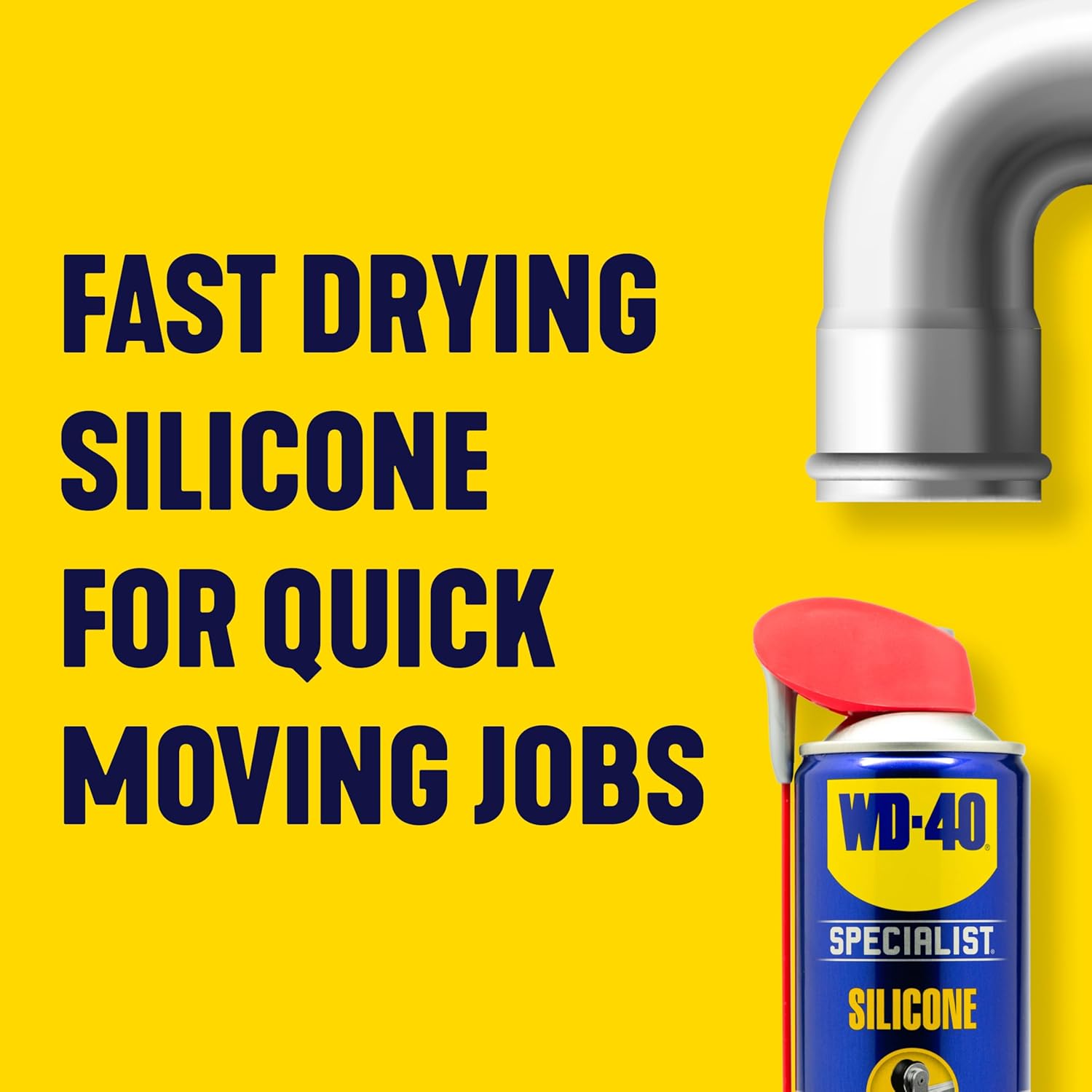 WD-40 High Performance Silicone Lubricant Spray – 250ml