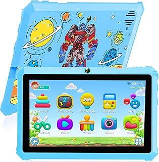 YINOCHE Kids Tablet 7", Android 12, 32GB, Blue