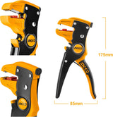 &nbsp;INGCO Professional Wire Stripper, Cutter &amp; Crimper – Self-Adjusting, 10-24 AWG – HWSP15608