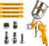 &nbsp;INGCO Air Spray Gun – 400ml, 1.5mm Nozzle, for Auto Paint &amp; Base Coat – HVSG0115