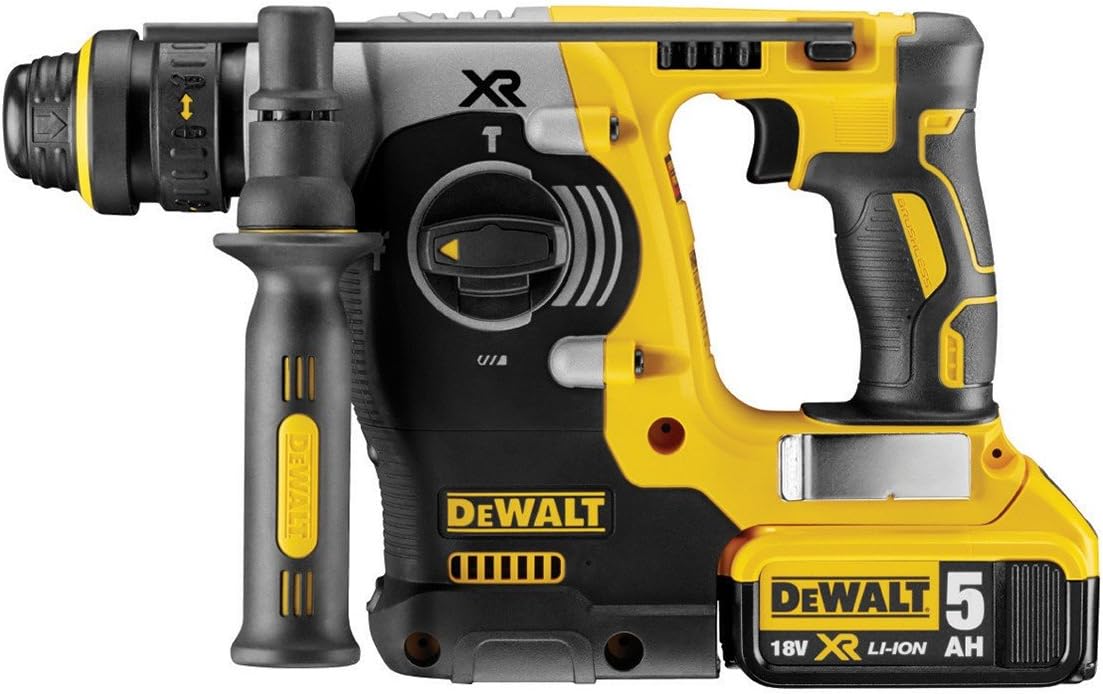 DEWALT DCH273P2-GB 18V Li-Ion Brushless SDS+ Compact Hammer – Yellow/Black, 3 Year Warranty