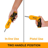 INCO 3.6V Cordless Screwdriver with LED Light & Magnetic Bit Holder – CSDLI0442