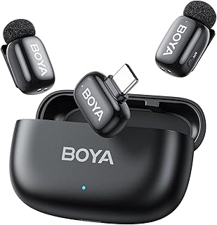 BOYA Mini 2 Wireless Lavalier Microphone USB-C