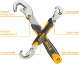 &nbsp;INGCO 2-Piece Offset Box End Wrench Set – 15° Bent, Chrome Vanadium Steel – HBWS09328