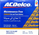 AC Delco Maintenance-Free Car Batteries – All Sizes (12V)